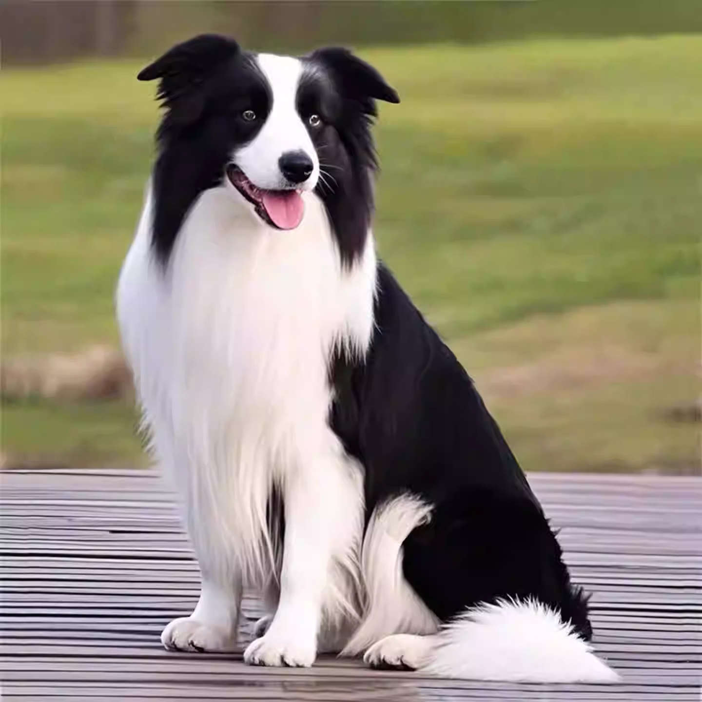 纯种边牧幼犬七白三通边境牧羊犬活体黑白陨石金边中型犬宠物狗狗